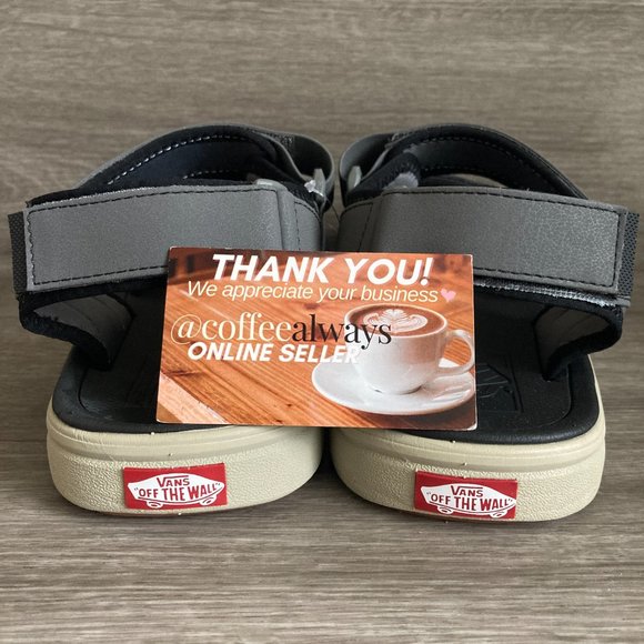 Vans Ultrarange Tri-Lock Ultracush Pewter Eucalyptus Sandals Men\'s NWB